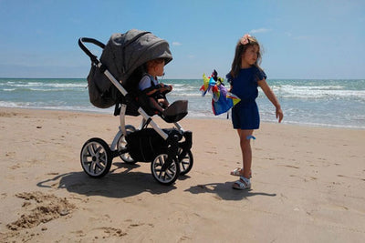 TAKING A STROLLER TO THE BEACH