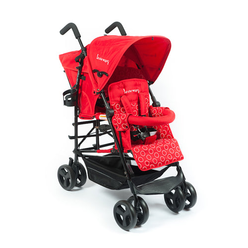 red double stroller Our HOP Stroller | Tandem Umbrella Stroller